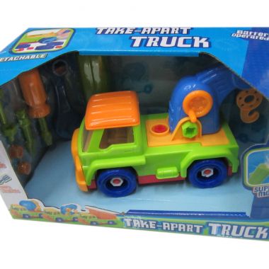 Take a part crane truck