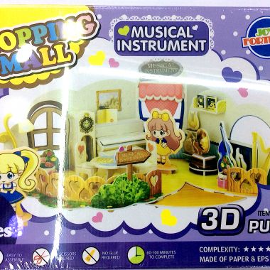 3D puzzle musical instrument