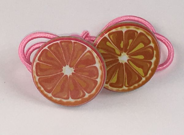 Elastics with fruits