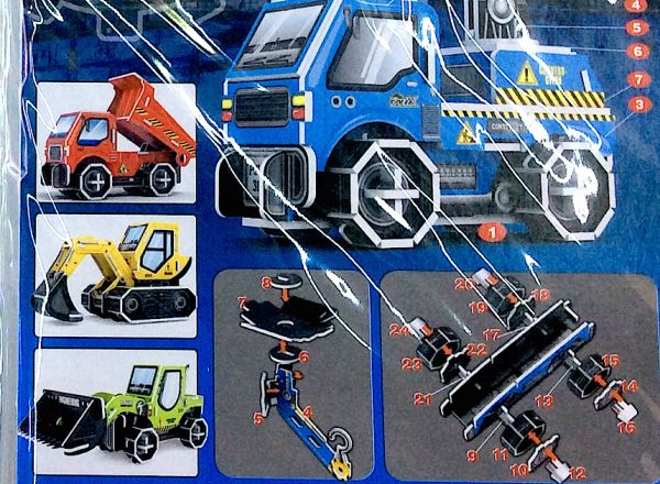 3D puzzle truck