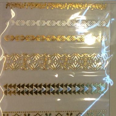 Metallic tattoo