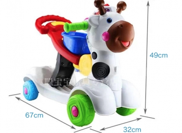 Baby ride on deer