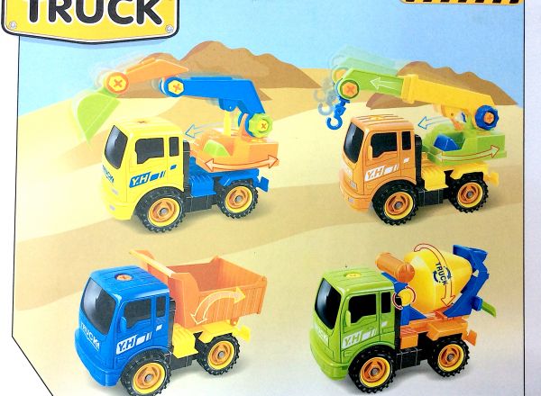 Take a part construction vehicles