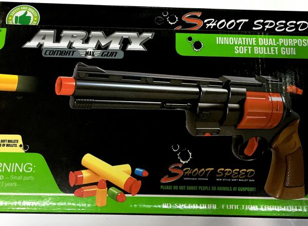 Soft bullet gun