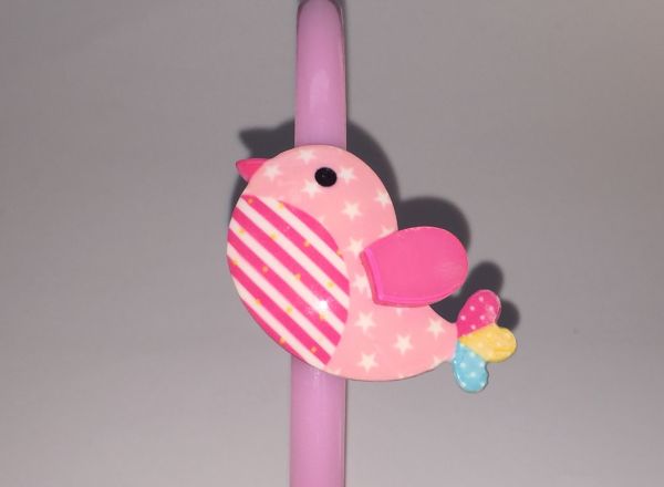 Head band with patterned bird shape