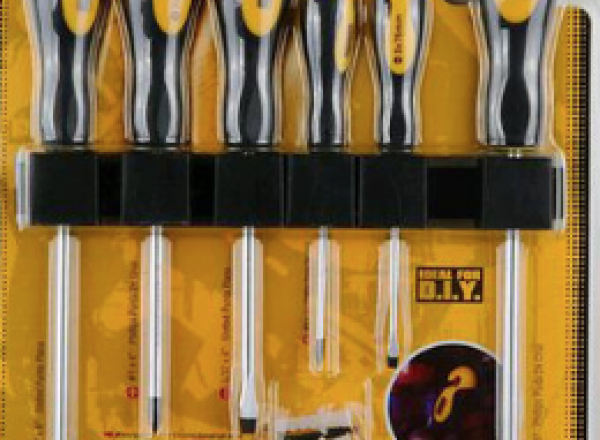 Screwdriver set 6 pieces