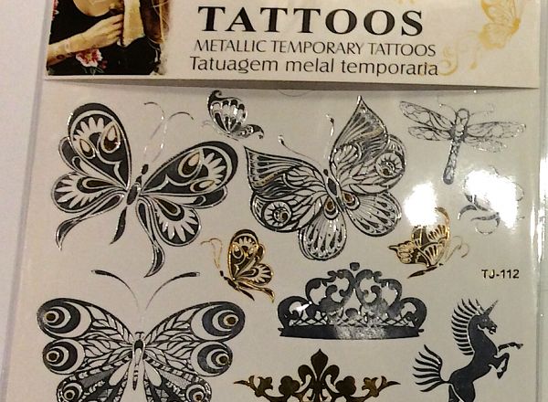 Metallic tattoo