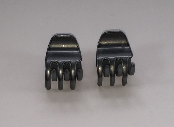 Middle size Metallic Double hair clips 6020 - S - A509