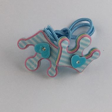 Elastics with crown shape