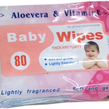 Baby wipes with aloe vera 80 wipes