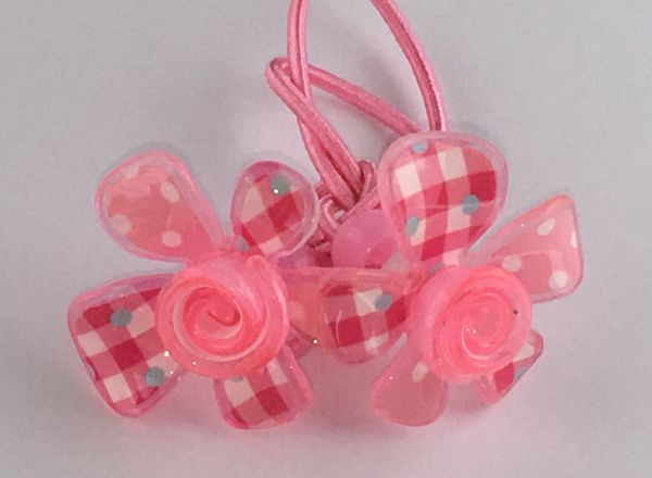 Elastic with flowers