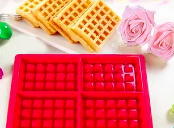 Silicone waffle mould