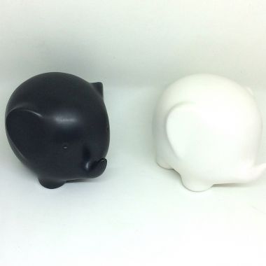 Elephant ornament set 2 pieces