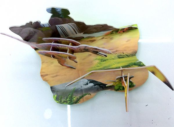 3D puzzle dinosaurs