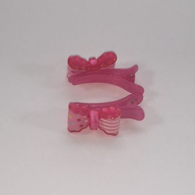 Crocodile clips with bow