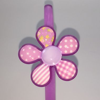 Headband with flower shape