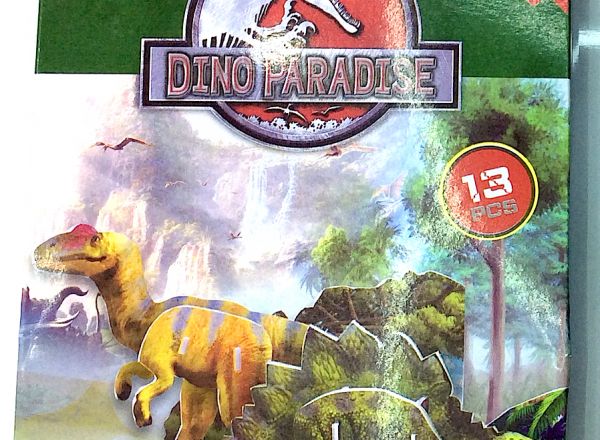 3D puzzle dinosaurs