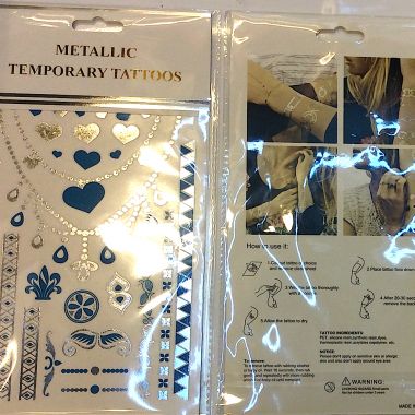 Metallic tattoo