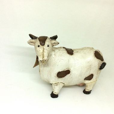 Cow ornament 12.5x13.5 cm