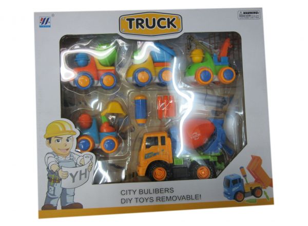 Take a part construction vehicles