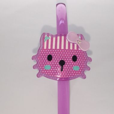 Head band with patterned cat shape