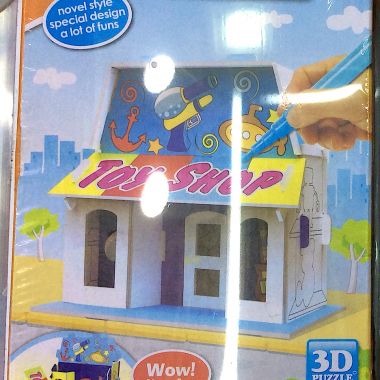 3D puzzle building