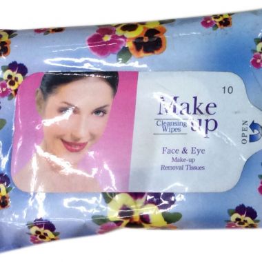 Make-up removal tissue 10 wipes