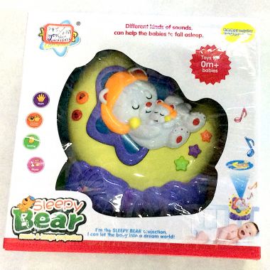 Sleepy bear baby toy
