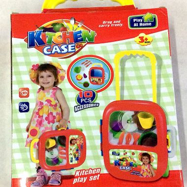 Kitchen case play set