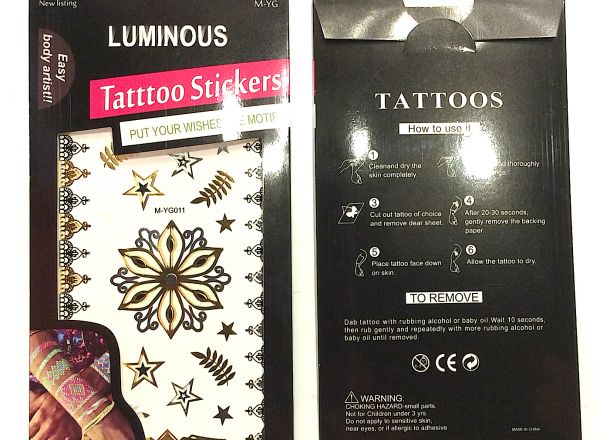 Glow in the dark tattoo