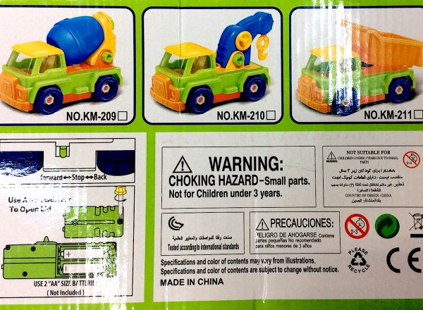 Take a part crane truck