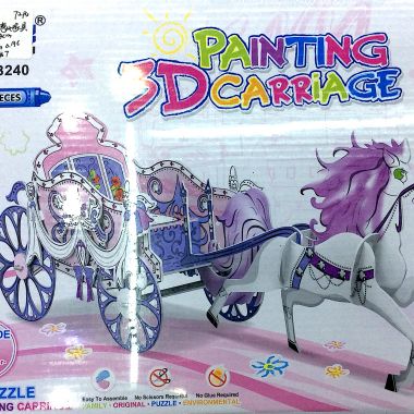 3D puzzle chariot