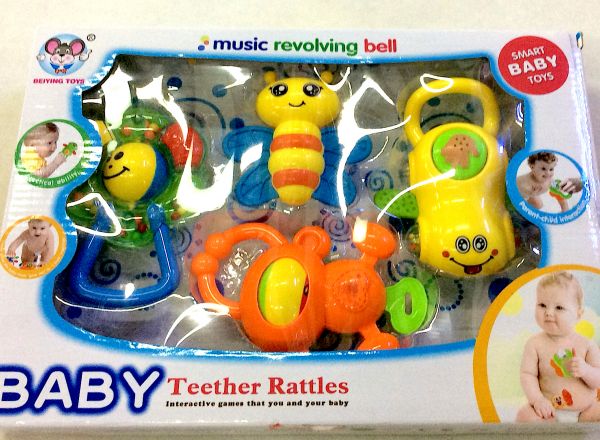 Baby teether set 4 pcs