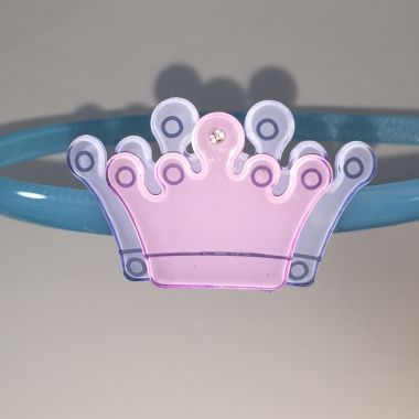Head band with crown shape