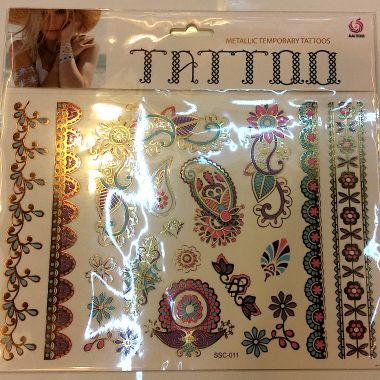 Metallic tattoo