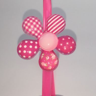Head band with flower