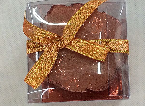 Christmas candle 7x7.5cm