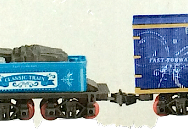 Train with smoke screen