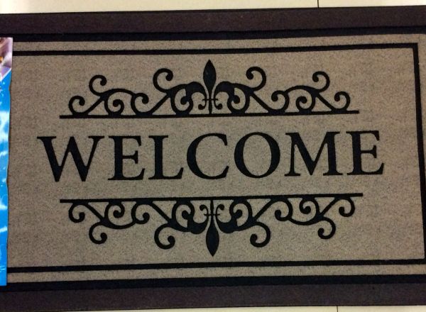 Doormat rubber bottom 45 X 75cm
