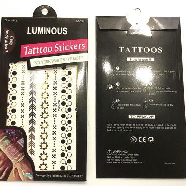 Glow in the dark tattoo
