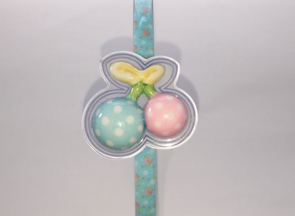 Patterned head band with fruit shape
