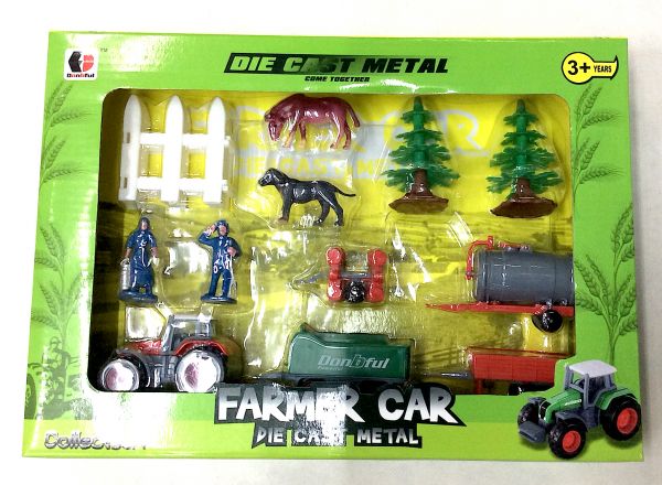 Farm truck with animals