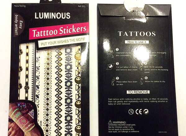 Glow in the dark tattoo