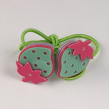Elastics with strawberry