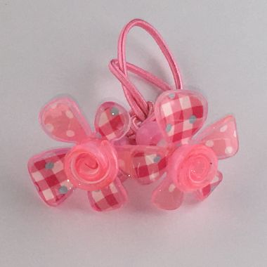Elastic with flowers
