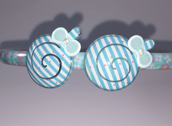 Patterned Head band with 2pcs patterned snail shape