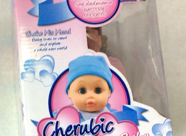 Crawling baby doll