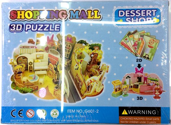 3D puzzle dessert shop