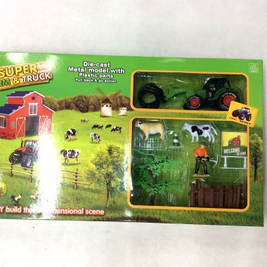 Farm truck with animals