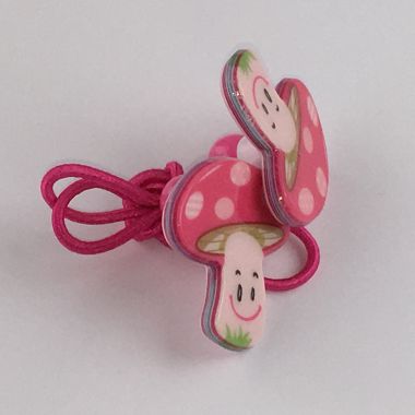 Elastic with mushroom